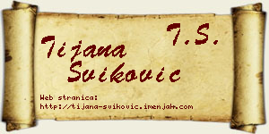 Tijana Šviković vizit kartica